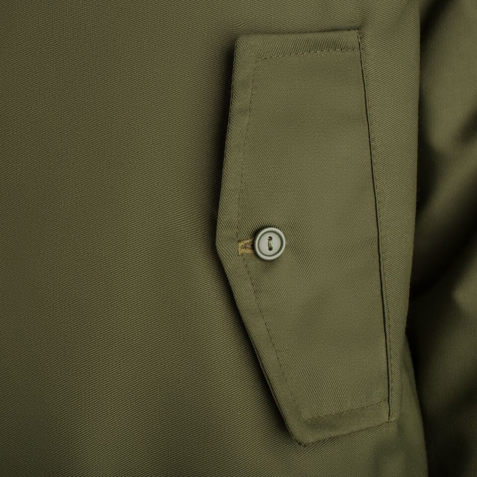 Mens Classic Harrington Jacket - Olive - Image 3