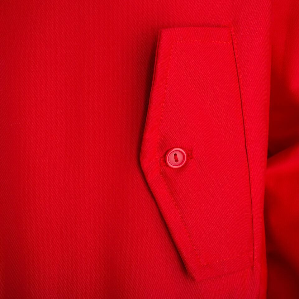 Mens Classic Harrington Jacket - Red - Image 3