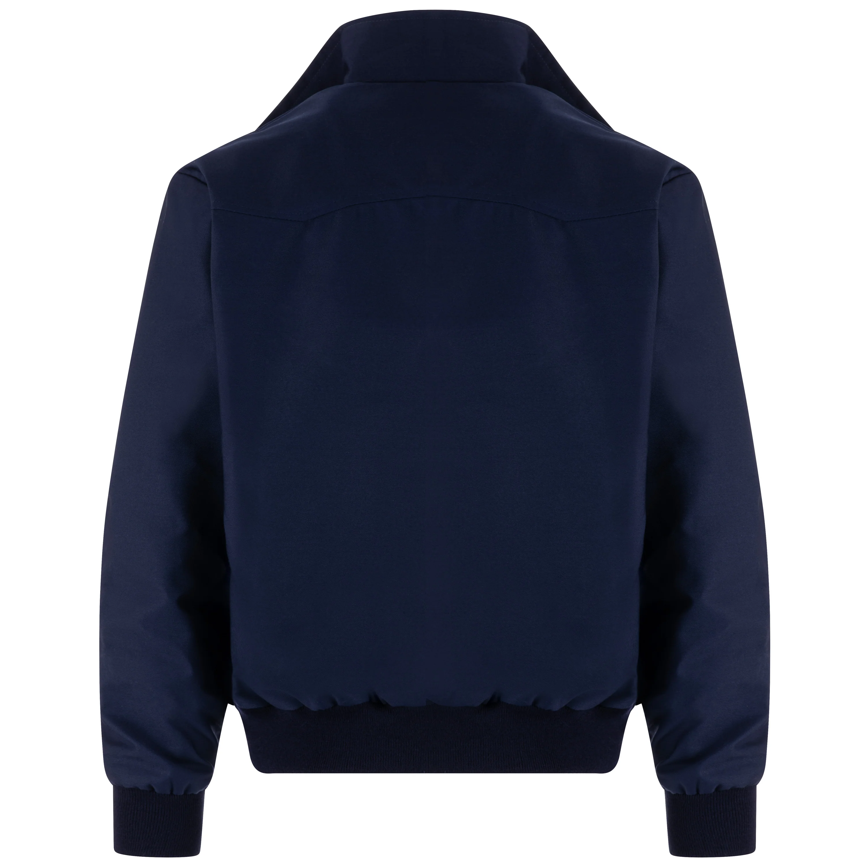 Mens Harrington Jacket with Black Lining - Navy - Image 2