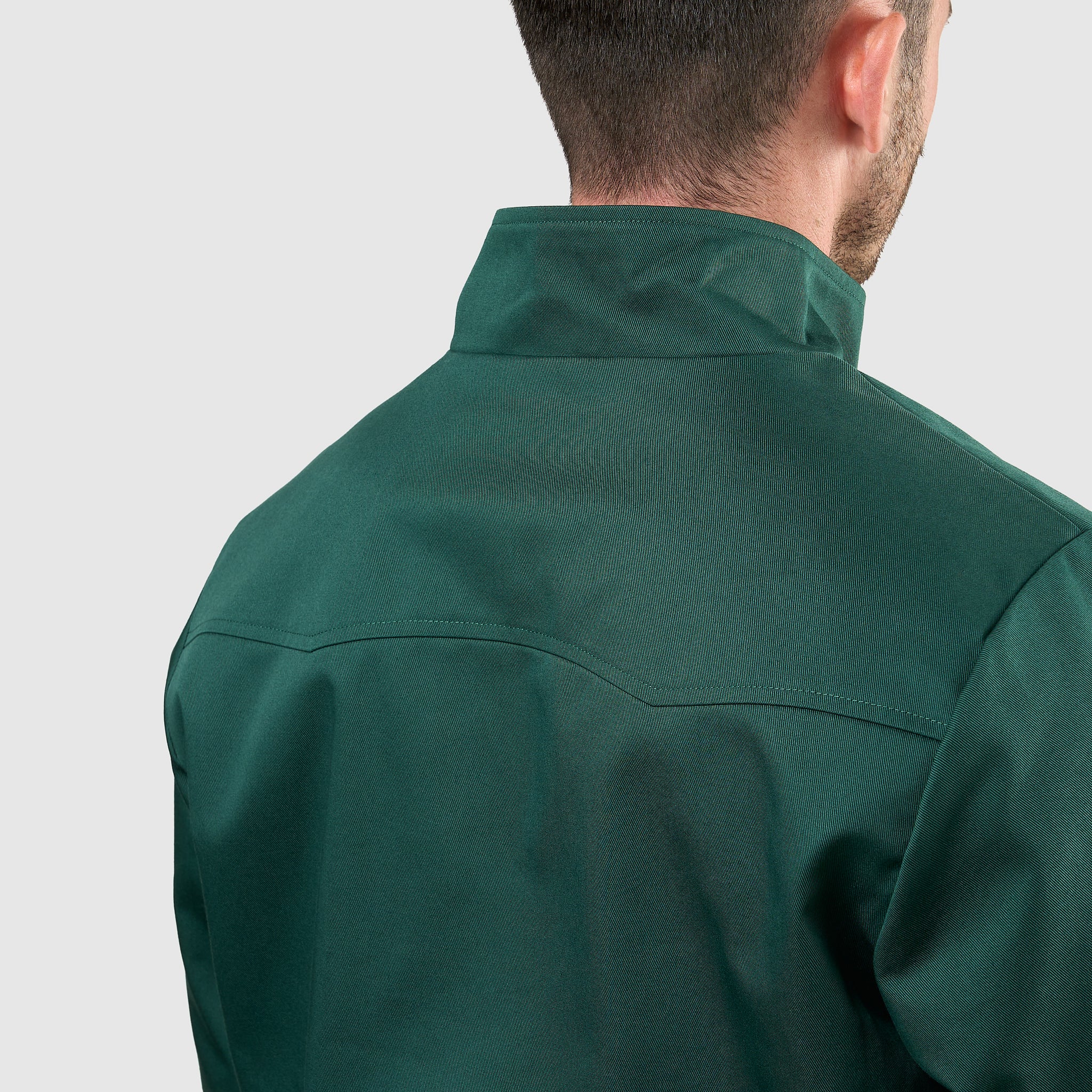 Mens Signature Harrington Jacket - Green - Image 5