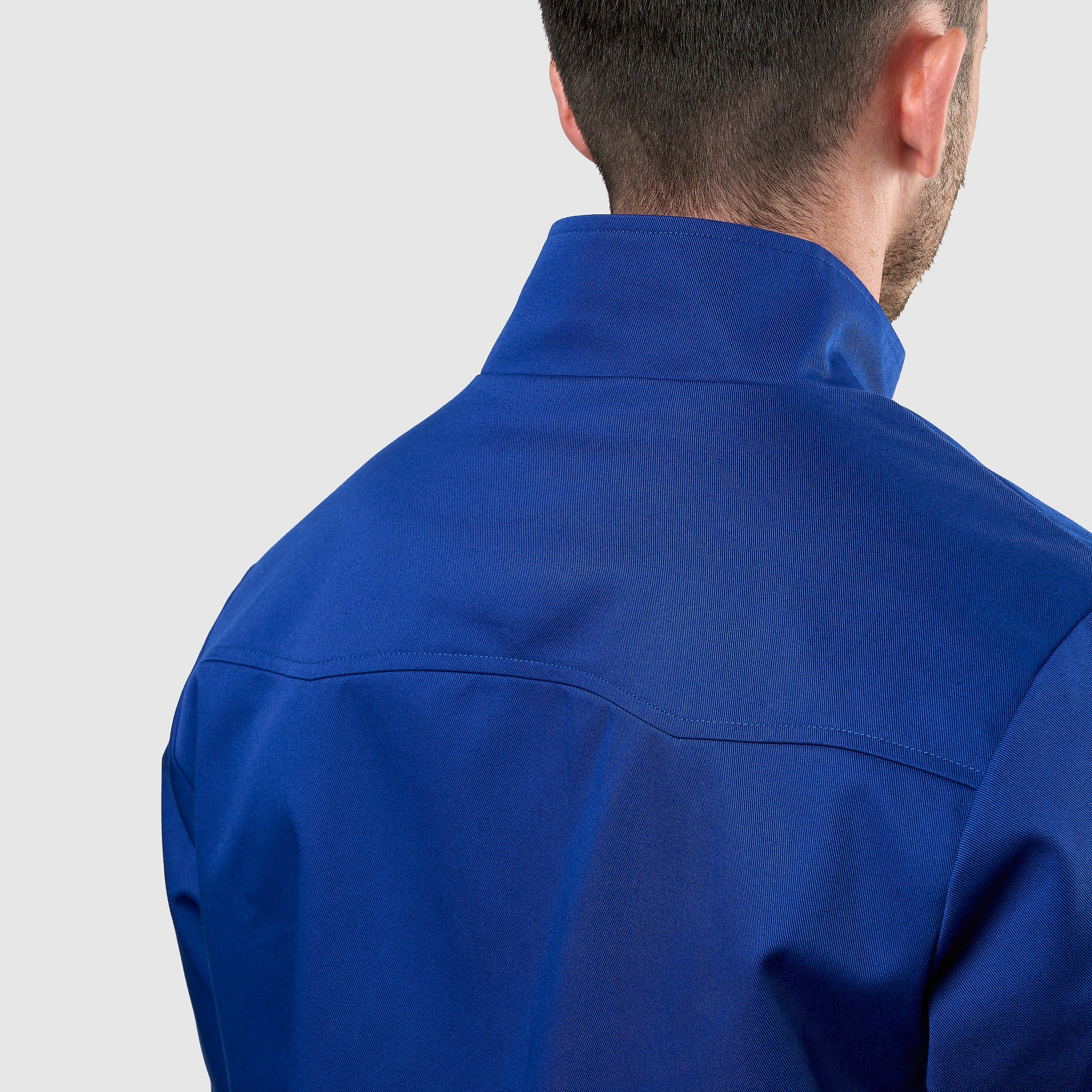 Mens Signature Harrington Jacket - Royal Blue - Image 5